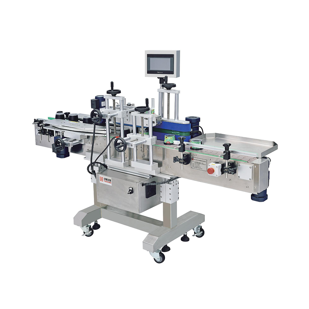Conic Or D-Shaped Labeling Machine / Guiling Jelly Labeling Machine