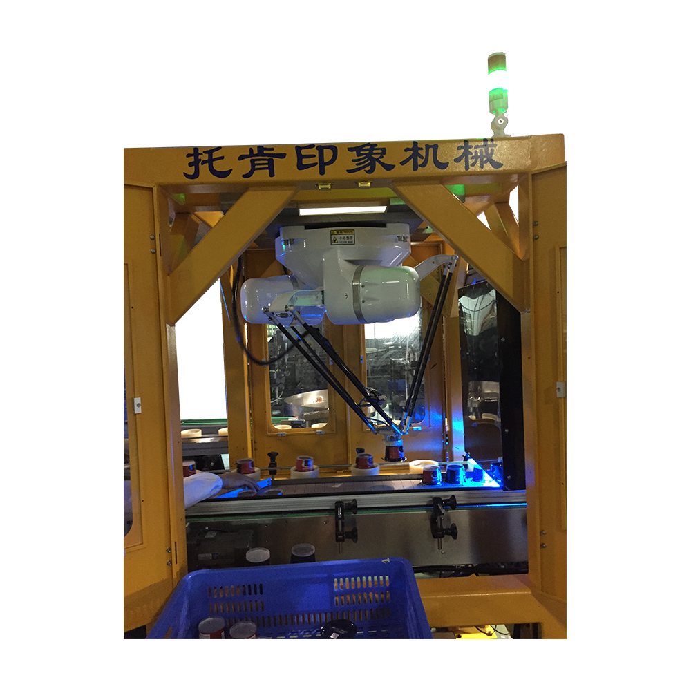 Turtle paste robot automatic packaging production line